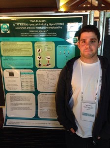 Patrick presenting at the Wildlife Disease Conference-small2